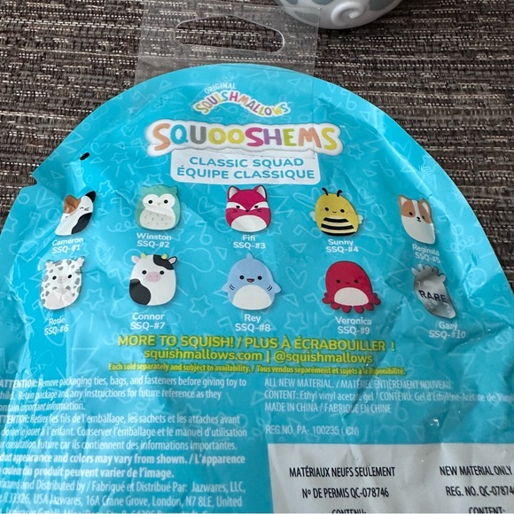 5 types:Squishmallow SQUOOSHEMS CLASSIC SQUAD Winston the owl/bee/cow/Rosie/cat - Picture 5 of 7